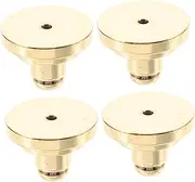 CIMAXIC 4pcs Earring Backs for Heavy Earrings Electroplated Support for Droopy Ears Easy to Use Locking Backings for Studs Versatile Fit for Women
