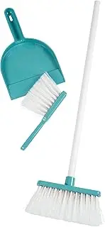 Smoby - Cleaning Set - Cleaning Like The Big Ones, with Shovel, Hand Brush and a Large Brush, Cleaning Set for Children Aged 3 and Over