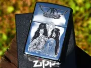 Aerosmith Zippo Lighter - Draw The Line - Steven Tyler - Joe Perry - Get It Up