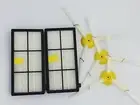 Set of 2 pk filter and 3 pk side brush for iRobot Roomba 800 Series 870 880