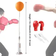 Punching Bag with Stand Boxing Reflex Ball Improve Home Gym Portable Exercise