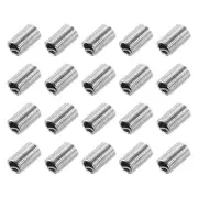20pcs Wire Thread Inserts 1/4-28 UNF 3D Helical Threaded Sleeve Thread Repair