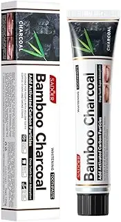 SADOER Bamboo Charcoal toothpaste for Fresh Breath & Tobacco Stain Removal – Deep Cleaning Formula, 100g – Ideal for Smokers, Coffee Lovers & Sensitive Teeth