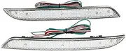 Car Rear Bumper Reflector Brake Lights Car Signal Stop Lamps for B&MW 5 Series F10 F11 F18 520d 520i 523i 525d 2009-2014 (Color : 1)