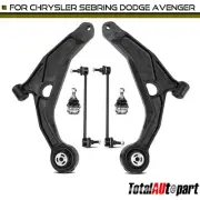 6x Control Arm Ball Joint Stabilizer Bar Link for Dodge Avenger Chrysler Front (for: Chrysler)