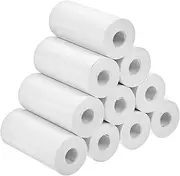 BCOATH 10Rolls Thermal Printer Paper Compact Sticker Paper for Pocket Printers Printing for Memos Labels Versatile Thermal Paper Rolls for Use