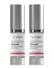 VYSN Unisex 0.5oz Advanced Eye Serum - Proteins & Fruit Extracts - 2 Pack