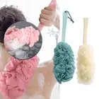 Long Handle Bath Brush Soft Mesh Sponge Back Scrubber Body Wash Shower Loofah