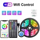 WIFI RGB LED Strip Light 5050 Bluetooth APP Control Led Flexible Diode Decoratio