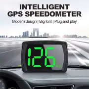 Universal Car HUD Head Up Display GPS Digital Speedometer Big Font Speed Meter