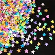 20g/lot Mixed Star Polymer Clay DIY Crafts Plastic Colorful Tiny Mud Particles