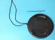 FRONT SNAP ON LENS CAP 72mm + HOLDER TO Camera Camcorder Video