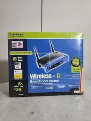 Factory Sealed Linksys Wireless-G 2.4GHz Broadband Router Model No. WRT54G
