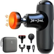 BOB AND BRAD Q2 Plus Mini Massage Gun with Heat, Pocket-Sized Heated Deep Tis...