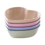 Wheat Straw Love Seasoning Dish Kitchen Tool Accessories Plastic Small Bowl CR
