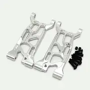 Aluminum Front Lower Arms Silver for Team Losi 1/10 Lasernut U4 Tenacity All LOS234016