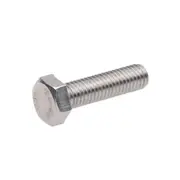 Hex Head Screws Bolts 304 Stainless Steel Metric Flat Hexagon Coarse Threaded Machine Cap Fully Thread Assortment SUS Storage Silver M8x30mm