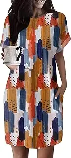 [Generic] Sales Today Clearance: Women's Sundresses 2024 - Grey Sequin Shorts Plus Size Wedding Guest Dress (40-Watermelon Red, L)