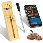 Wireless Meat Thermometer with APP, 500FT Wireless Range Bluetooth Meat Therm...