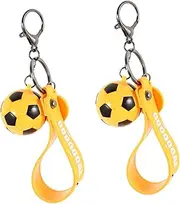 [FOMIYES] Soccer Keychain Decorative Football Hanging Charms for Bags Back Handbags Durable Key Hanging Pendants present for Sports Enthusiasts