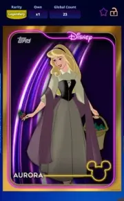 Topps Disney Collect Digital LE 50cc Legendary Aurora Flagship