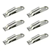 6 Pcs Worm Holder for Fishing Live Bait Bucket Lure Hook Clips