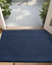 DEXI Door Mat Entryway Doormat Front Entrance Non-Slip Low Profile Washable f...