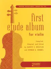 First Etude Album for Violin First Year Beginner Music Lessons Rubank Book