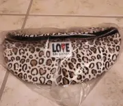 NWT BRIGHTON Wild Cat Leopard Crossbody Belt Bag Fanny Pack MSRP $78