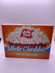 Jolly Time White Cheddar Microwave Popcorn 17.4 Oz B/b 10/25