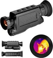 GTGUARD Clearview H35L Thermal Imaging Monocular，384×288 Night Vision Scope with Laser Rangefinder,1024×768 Mico-OLED,Thermal Night Vision with WiFi/Remote Control,35 mm Lens