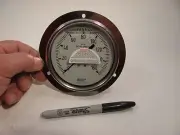 ws WIKA 0 - 160 # STAINLESS GAUGE 3&1/2 " FACE FLANGE MOUNT