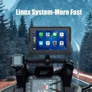 Motorcycle CarPlay Android Auto Screen Waterproof GPS Navigation w/ Linux System