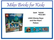 LEGO Disney: Raya and the Heart Palace (43181) NEW RETIRED RARE 601 Pieces