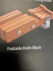 Cangshan Ash Wood Foldable 3-Piece Knife Storage Block only