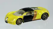 Hot Wheels Bugatti Veyron '07 Mystery Cars Series New Mint Condition Yellow 1:64