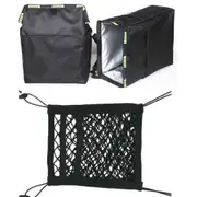 Universal Elastic Car Truck Seat Mesh Storage Net Bag Organizer Holder Pocket &Trash Bag