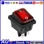 Rectangle Rocker 20A 250VAC 20A DPST IP67 30 X 22mm Illuminated