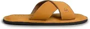 [La Leche] The Wanderer Sandals, Slide Sandals with Soft Cushion, Indoor and Outdoor Shoes, Full Grain Leather & Memory Foam, Handmade