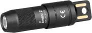 Compact Rechargeable Keychain Flashlight, 50 Lumens Mini LED Lights