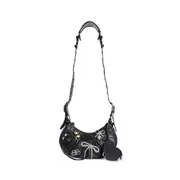 [BALENCIAGA] Le Cagole XS shoulder bag with pins Black
