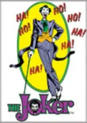 THE JOKER LEANING ON CANE D.C MAGNET 2.5” X 3.5” NEW