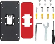 Doorbell Camera Mount - Aluminum Alloy Doorbell Adjustable Bracket - Stable Mounting Bracket, Not Block Sensor Holder, Ring No-Drill Mount for Door, House, Rental, Workplace