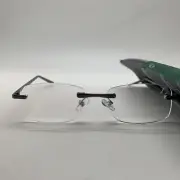 D81 Foster Grant AL 12 GUN + 1.75 READERS MEN Reading glasses ALUMINUM