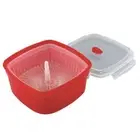 Microwave Steamer and Storage Container - 3 Piece Set