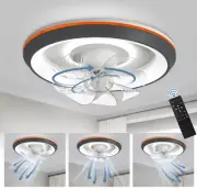 19'' Modern Ceiling Fans with Lights & Remote Low Profile. NEW & FREE SHIPPING!