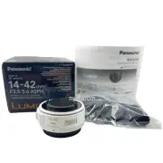 New Panasonic Lumix G X Vario PZ 14-42mm f/3.5-5.6 O.I.S. Lens (White) H-PS14042