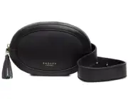 Radley London Hazel Grove Small Zip Around Black Leather Fanny Pack L17026
