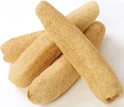 Natural Organic Loofahs, Whole Large Bath Loofahs Luffa Loofa Body Scrubber Sponges for Deep Exfoliating Your Skin and SPA Beauty Bath, Pack of 4