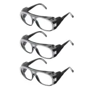 3pcs Protection Safety Glasses with Polycarbonate Transparent Lens Goggles